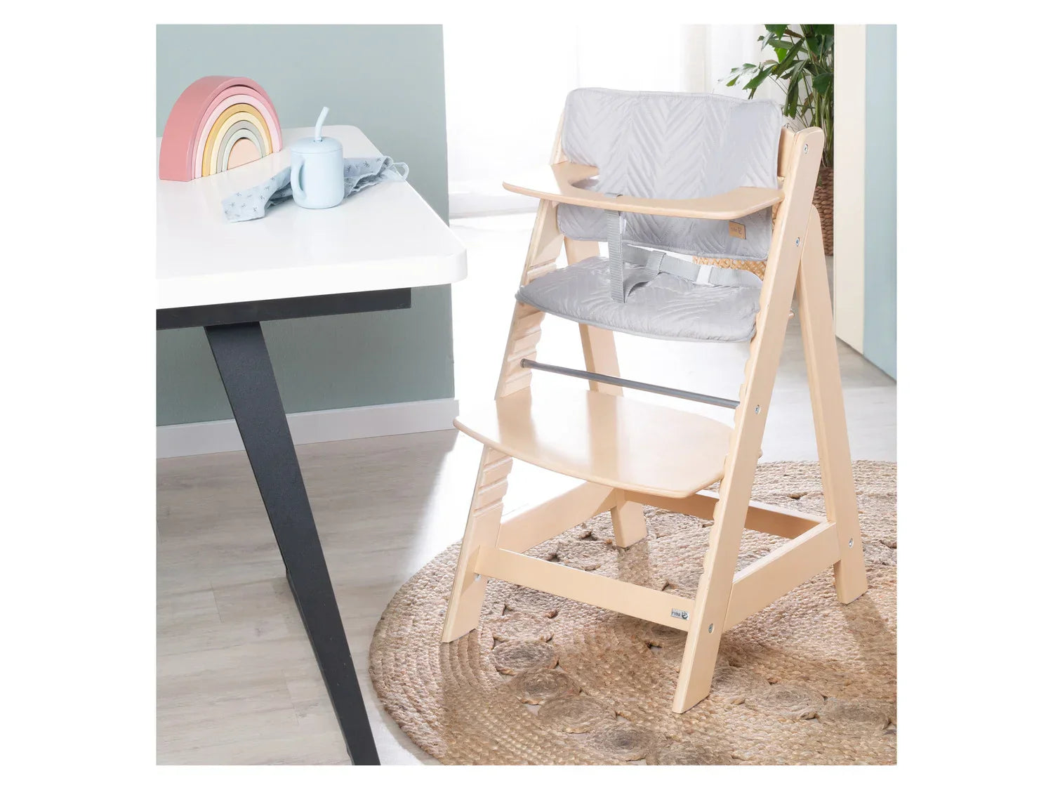 roba Chaise haute volutive Born Up Zick Zack 2 en 1