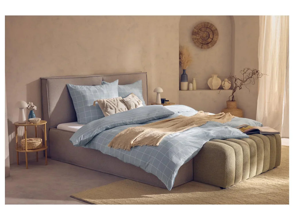 LIVARNO Parure de lit double face en satin microfibre, 140 x 200 cm