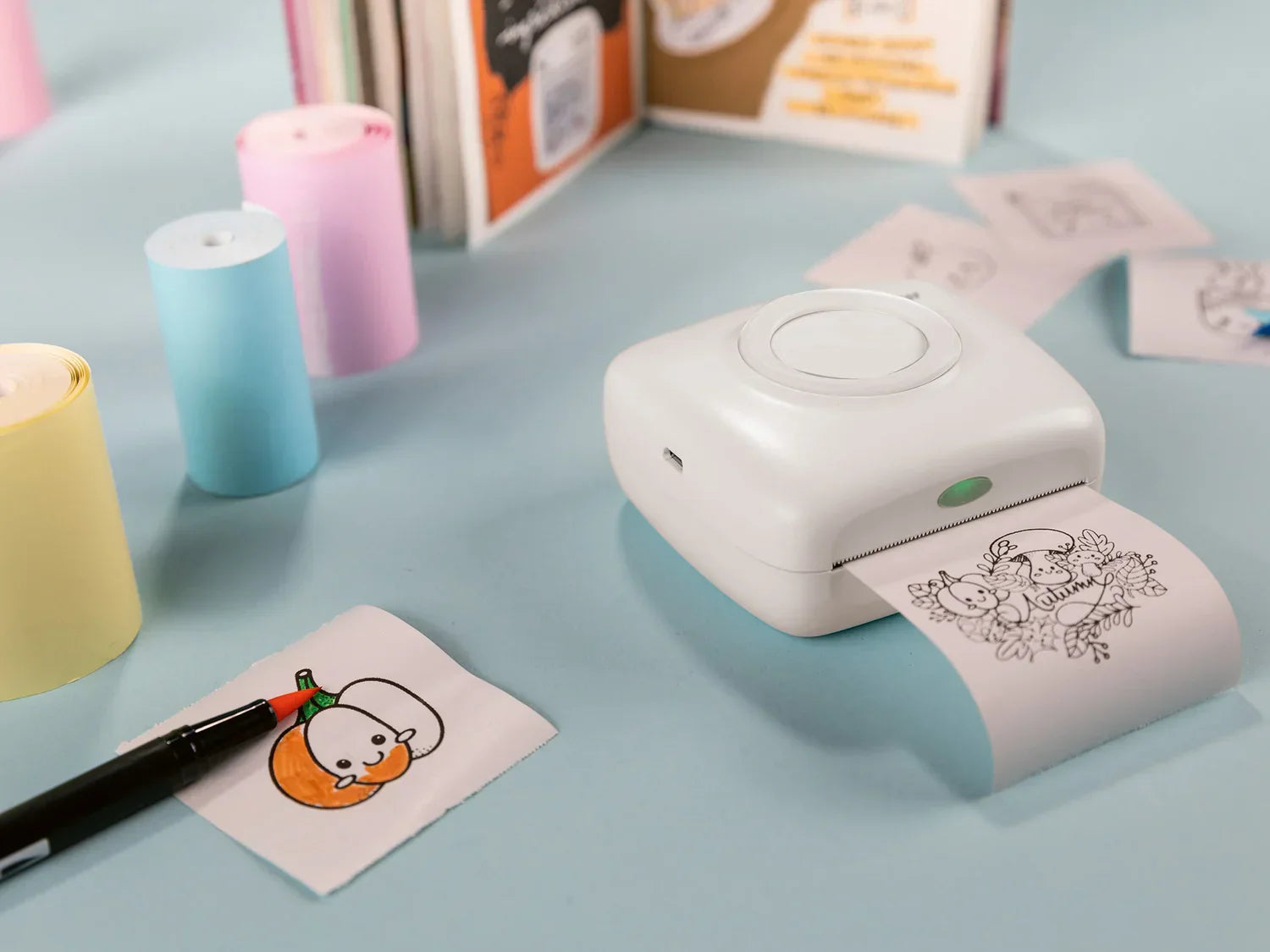 SILVERCREST Mini Pocket Printer avec rouleau de papier