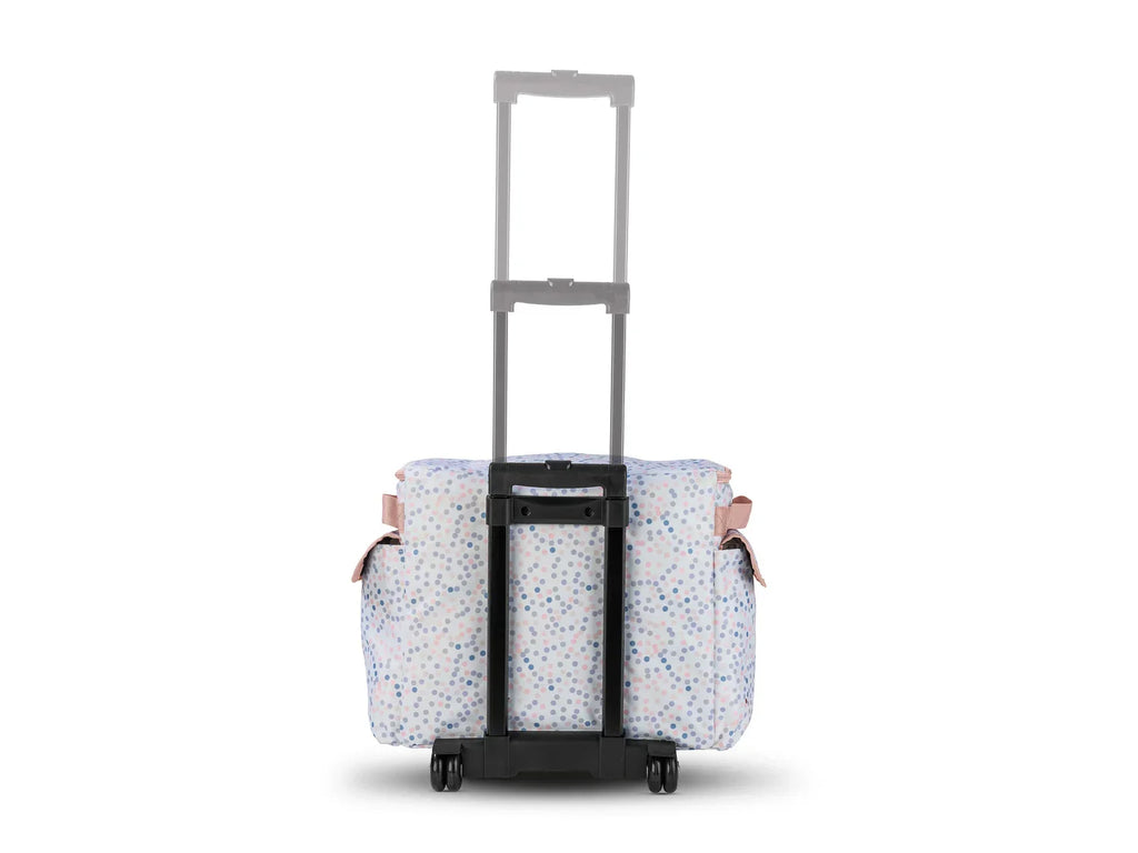 TOPMOVE Sac pour accessoires de tricot ou trolley pour machine  coudre