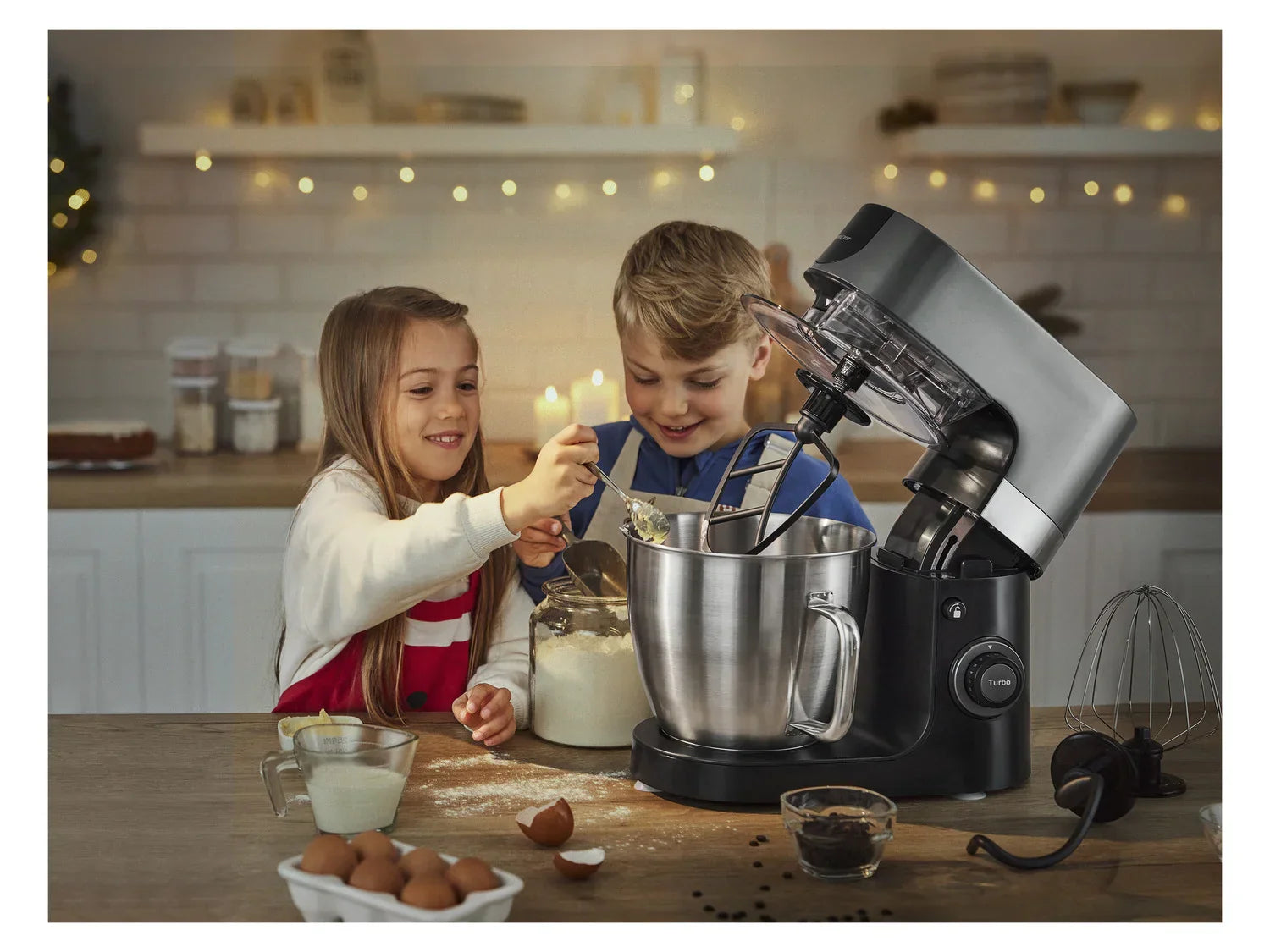 SILVERCREST KITCHEN TOOLS Robot de cuisine SKMP 1300 D3, 1300 W, 6,3 L