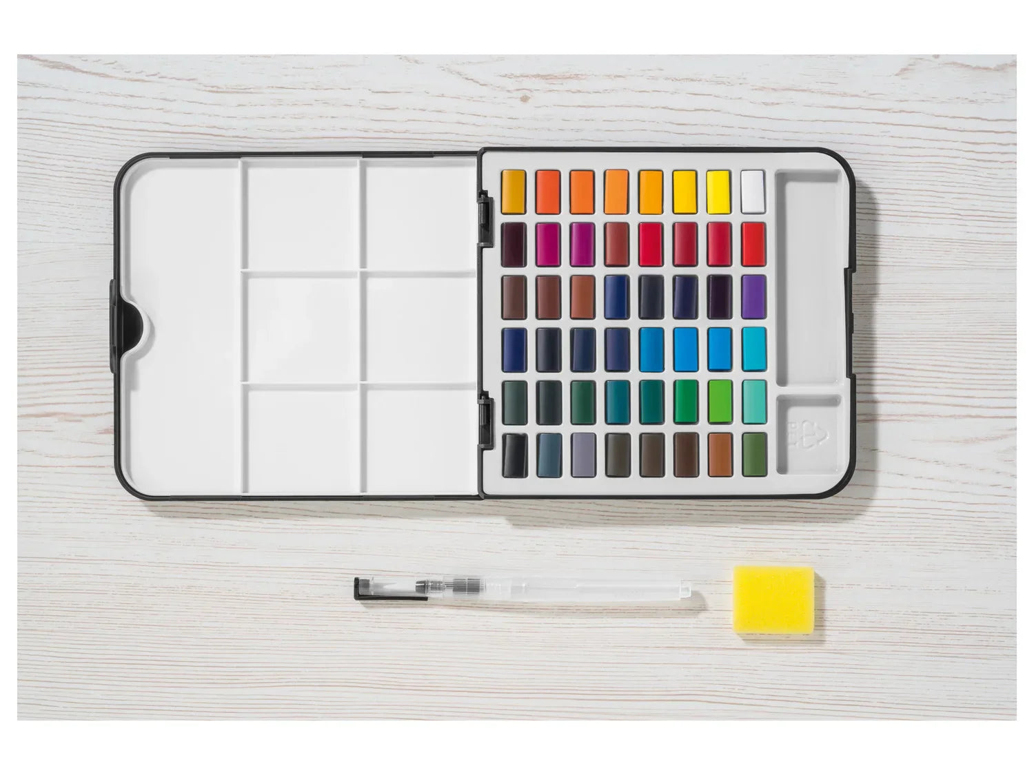 crelando Bote d'aquarelle 51 couleurs