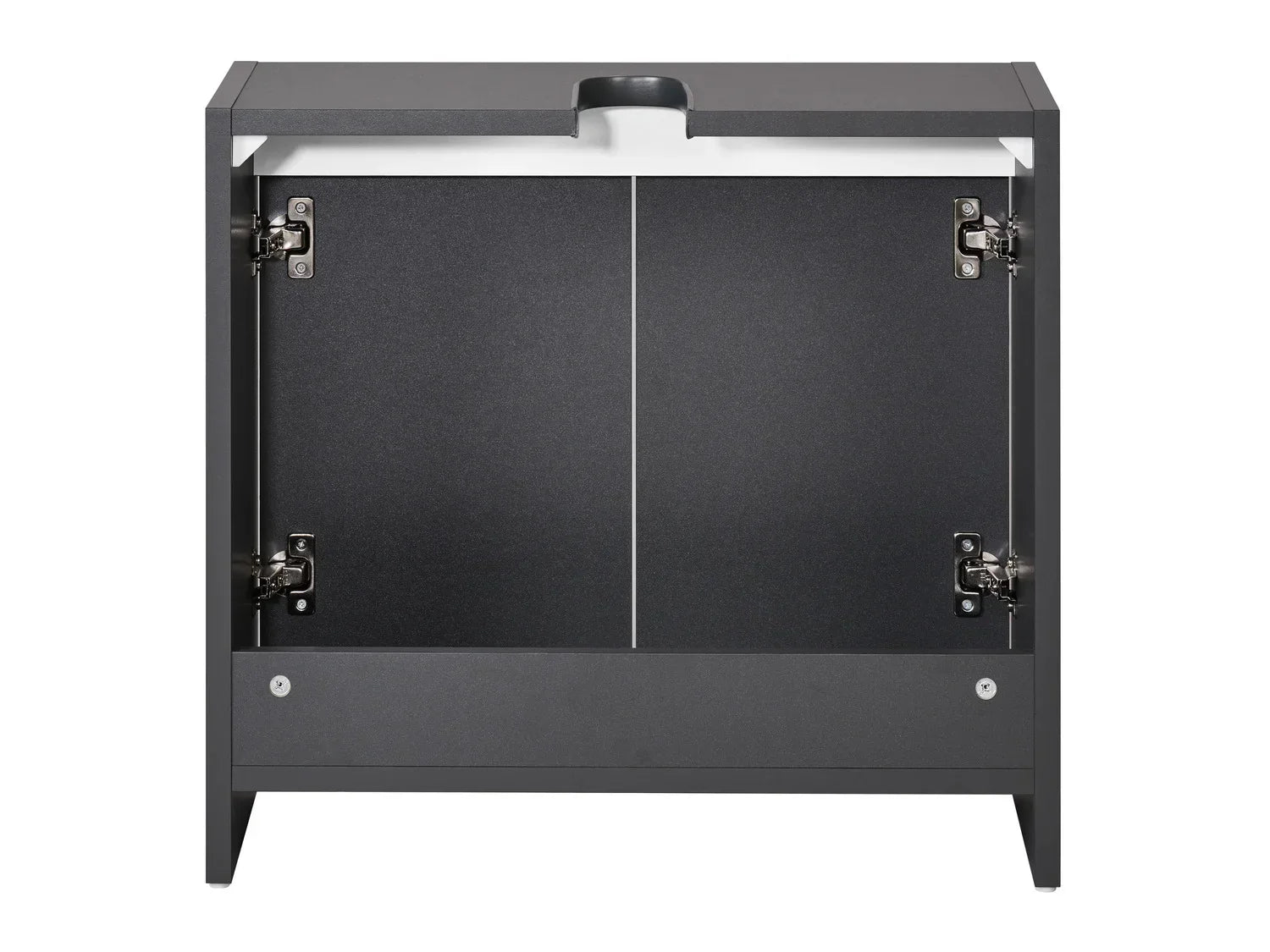 LIVARNO home Meuble sous-vasque Oslo, 60 x 55 x 28 cm, anthracite