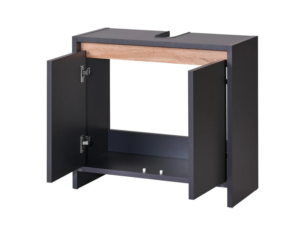 LIVARNO home Meuble sous-vasque Oslo, 60 x 55 x 28 cm, anthracite