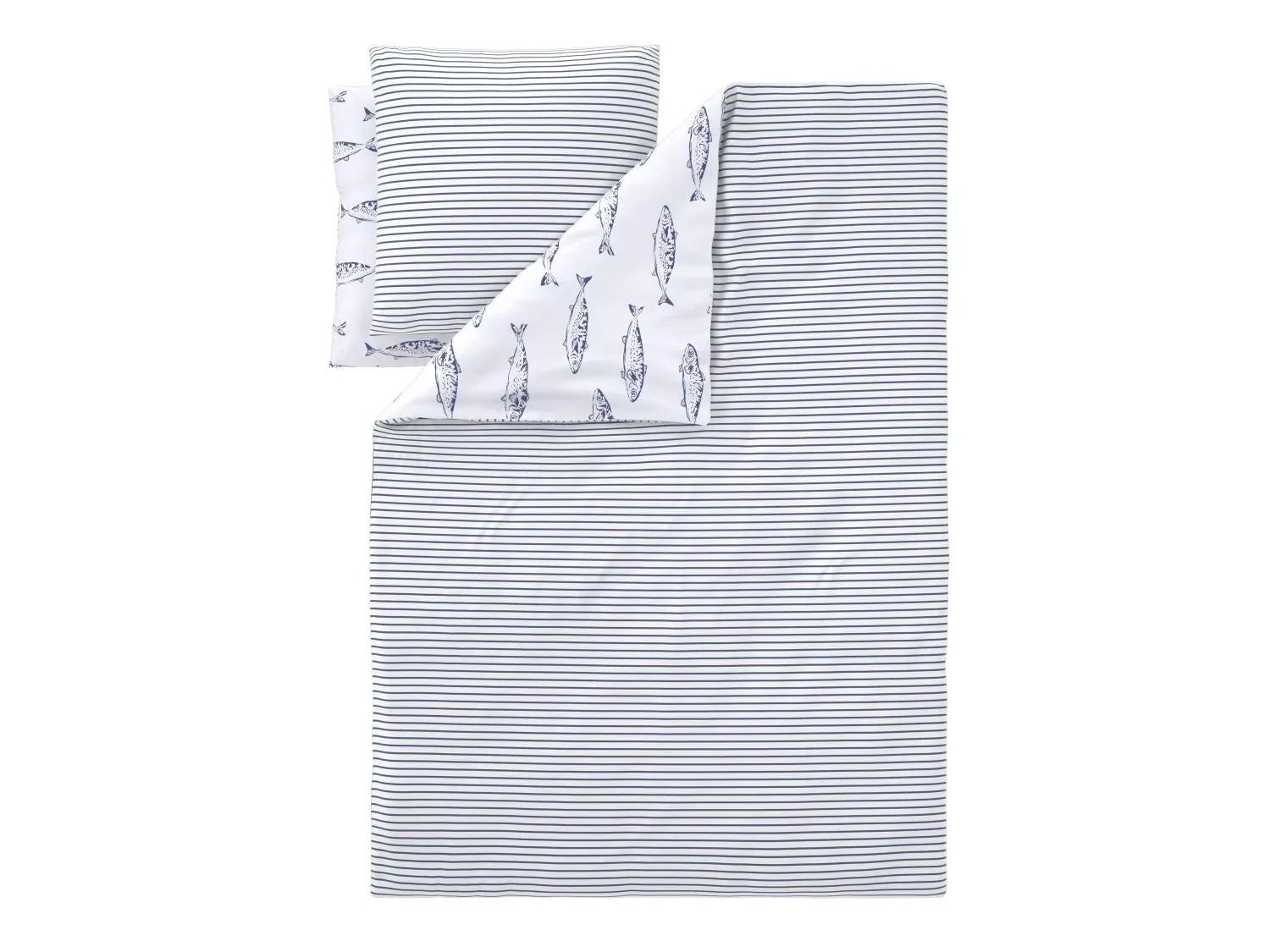 LIVARNO Parure de lit rversible en coton renforc, 260 x 240 cm