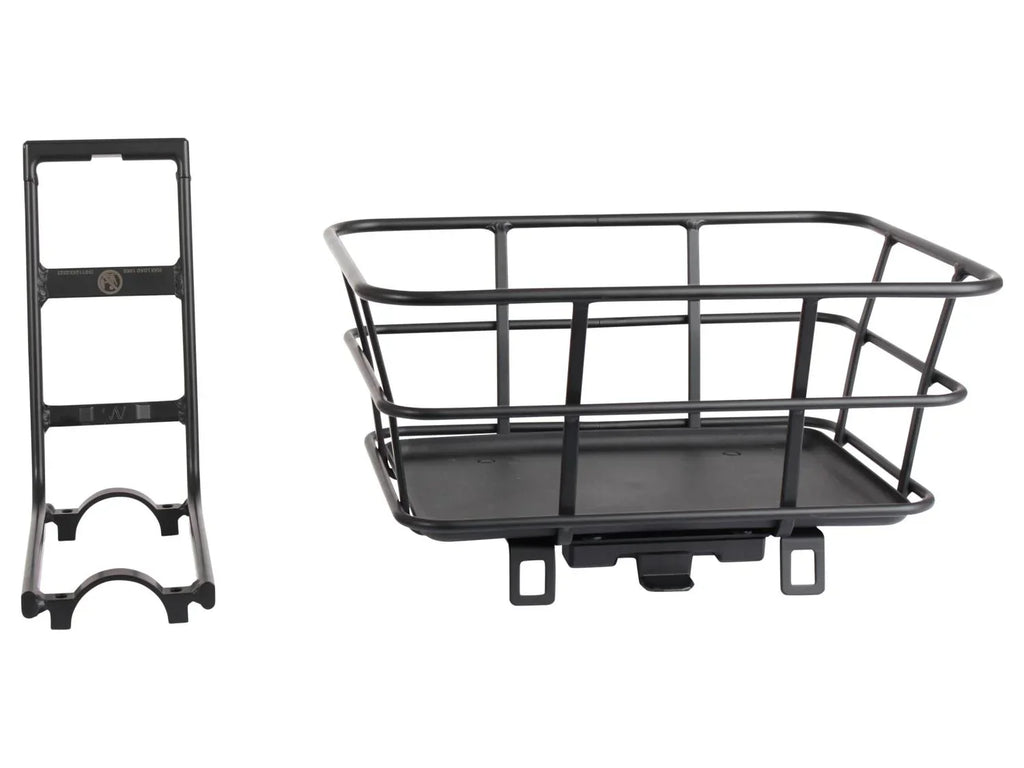 Porte-bagages avant et panier pour vlo lectrique ou sacoche double