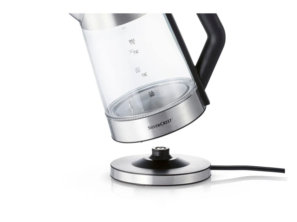 SILVERCREST KITCHEN TOOLS Bouilloire en verre, 1,7 L