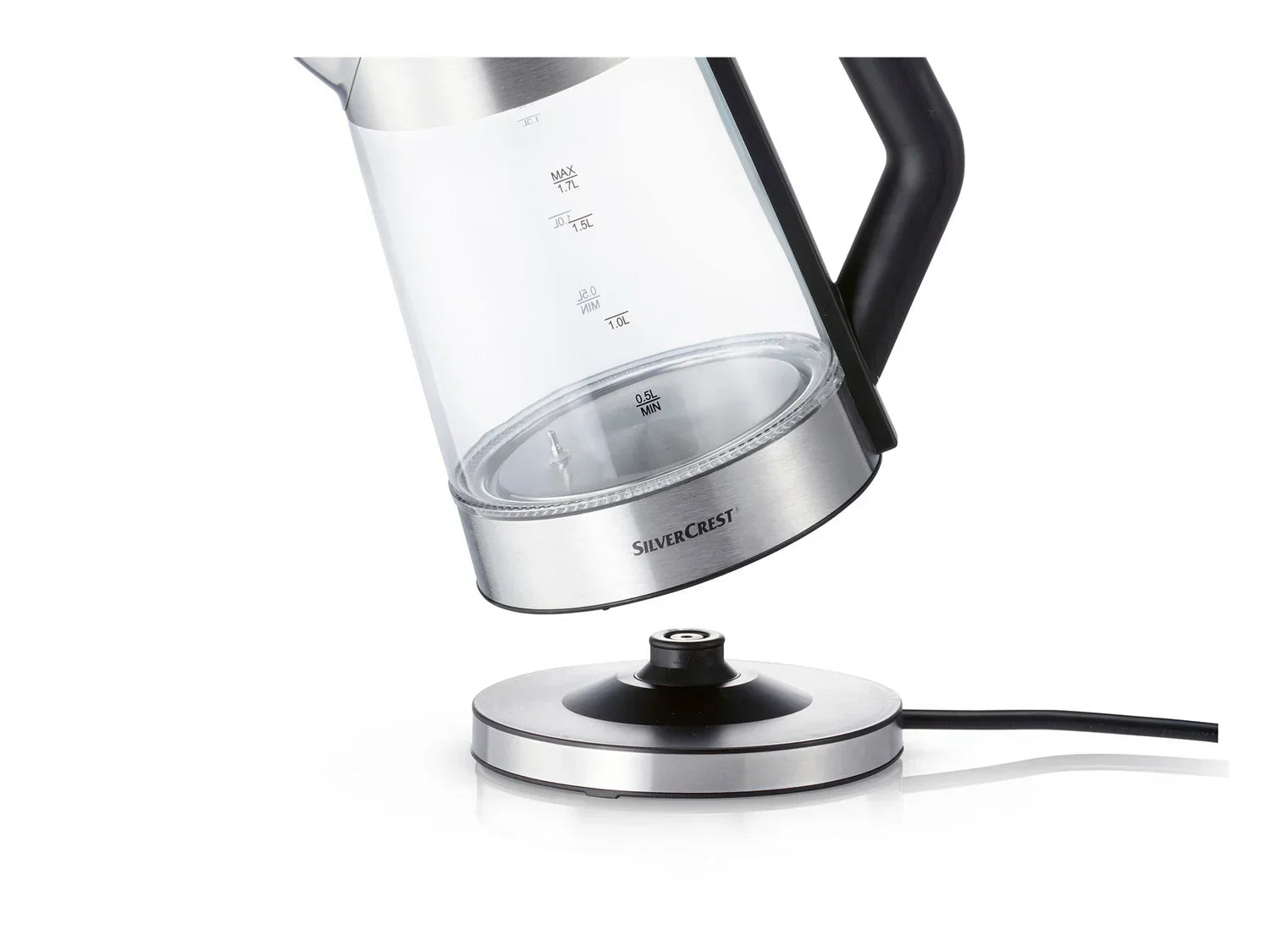 SILVERCREST KITCHEN TOOLS Bouilloire en verre, 1,7 L