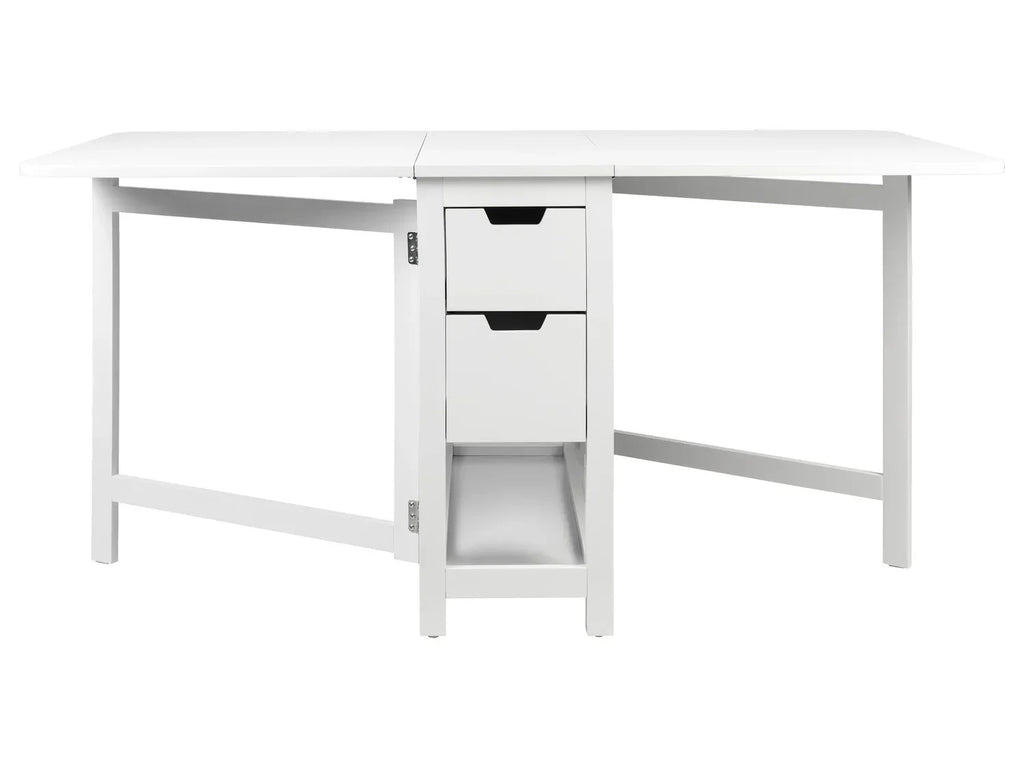 LIVARNO home Table pliante, 150 x 74 x 80 cm, blanche