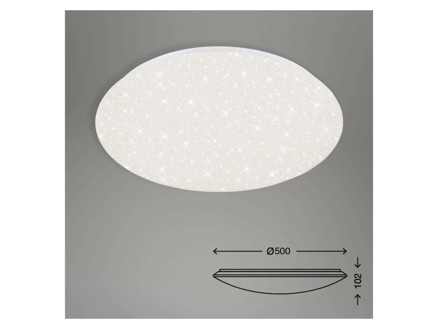 Briloner Plafonnier LED CTT