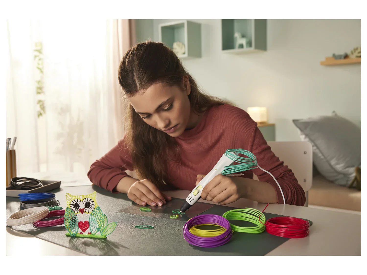 crelando Set de feutres 3D, 18 pices
