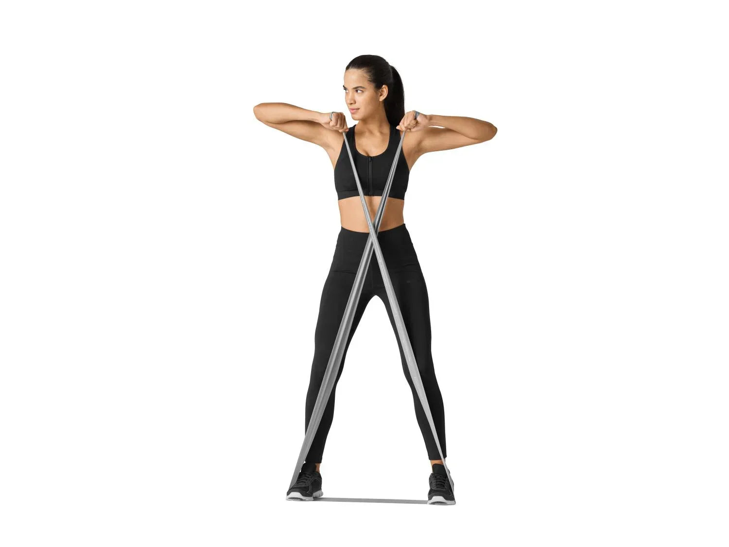 CRIVIT Set de 4 lastiques de musculation