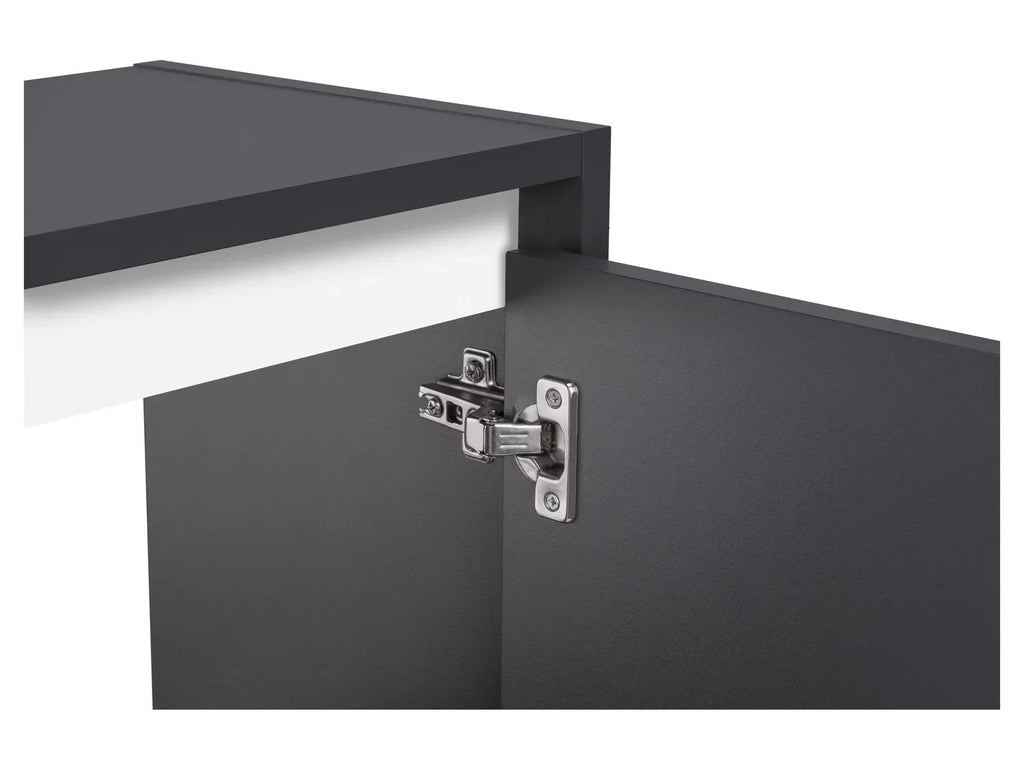 LIVARNO home Meuble sous-vasque Oslo, 60 x 55 x 28 cm, anthracite