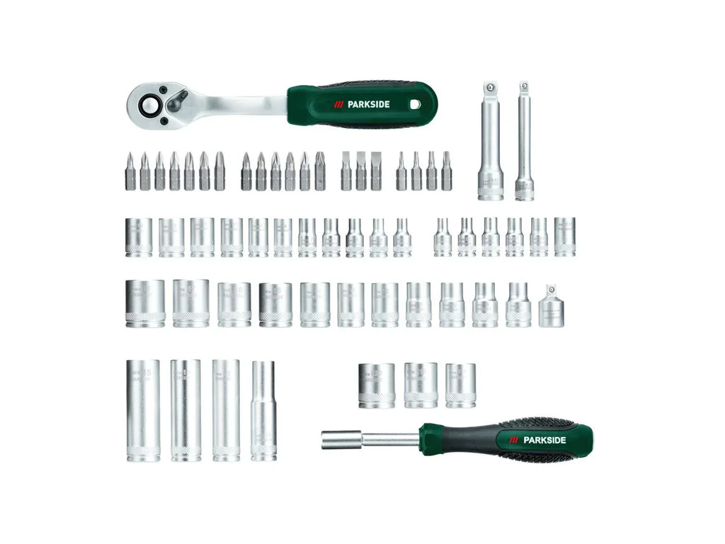 PARKSIDE Jeu de cls  douille, 61 pices