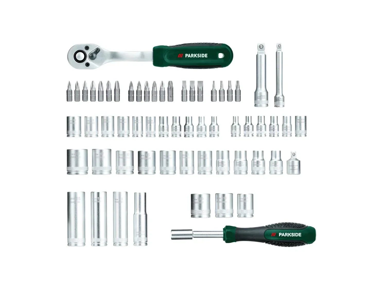 PARKSIDE Jeu de cls  douille, 61 pices