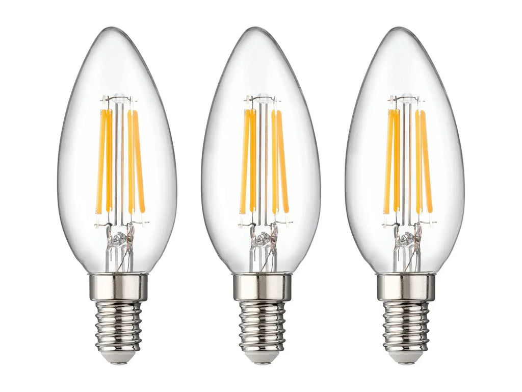 LIVARNO Lot de 3 ampoules LED  filament