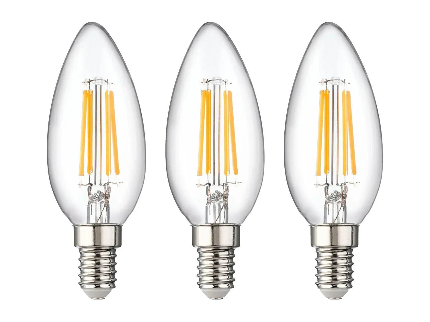 LIVARNO Lot de 3 ampoules LED  filament