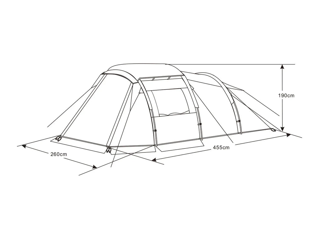 Rocktrail Tente de camping familiale