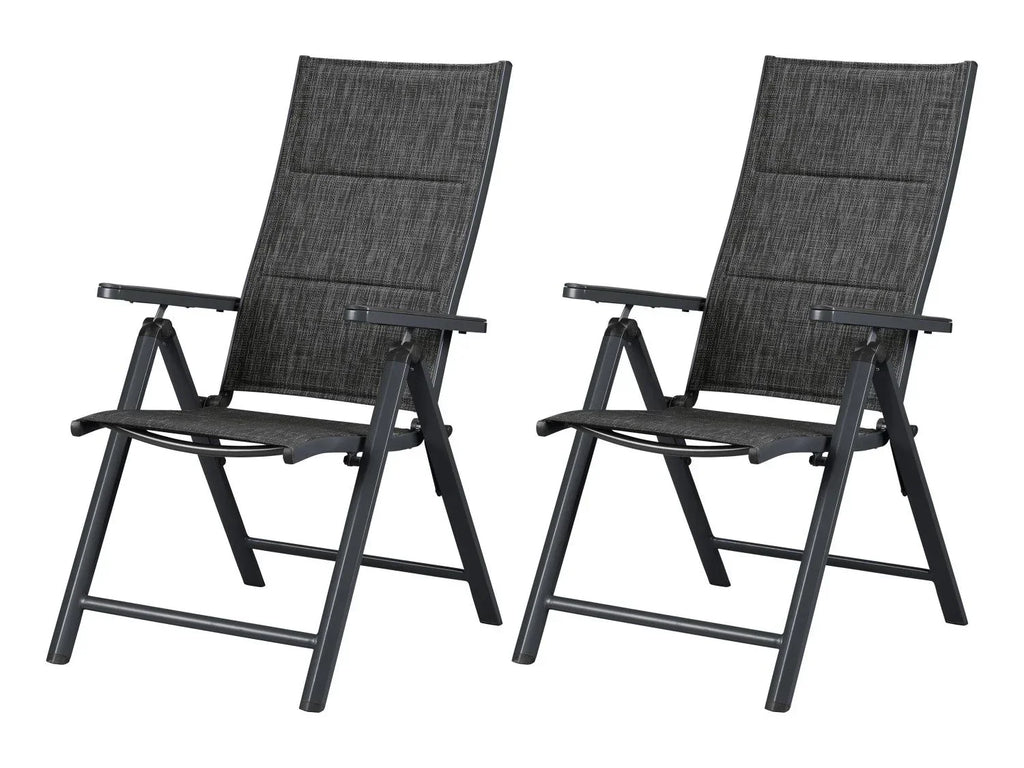 LIVARNO home Table de jardin Houston + Lot de 4 fauteuils Toronto