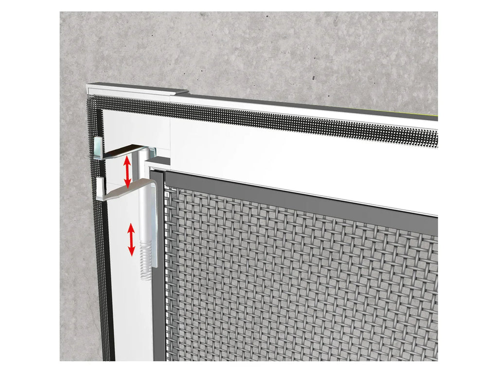 LIVARNO home Fentre moustiquaire en aluminium, 100 x 120 cm