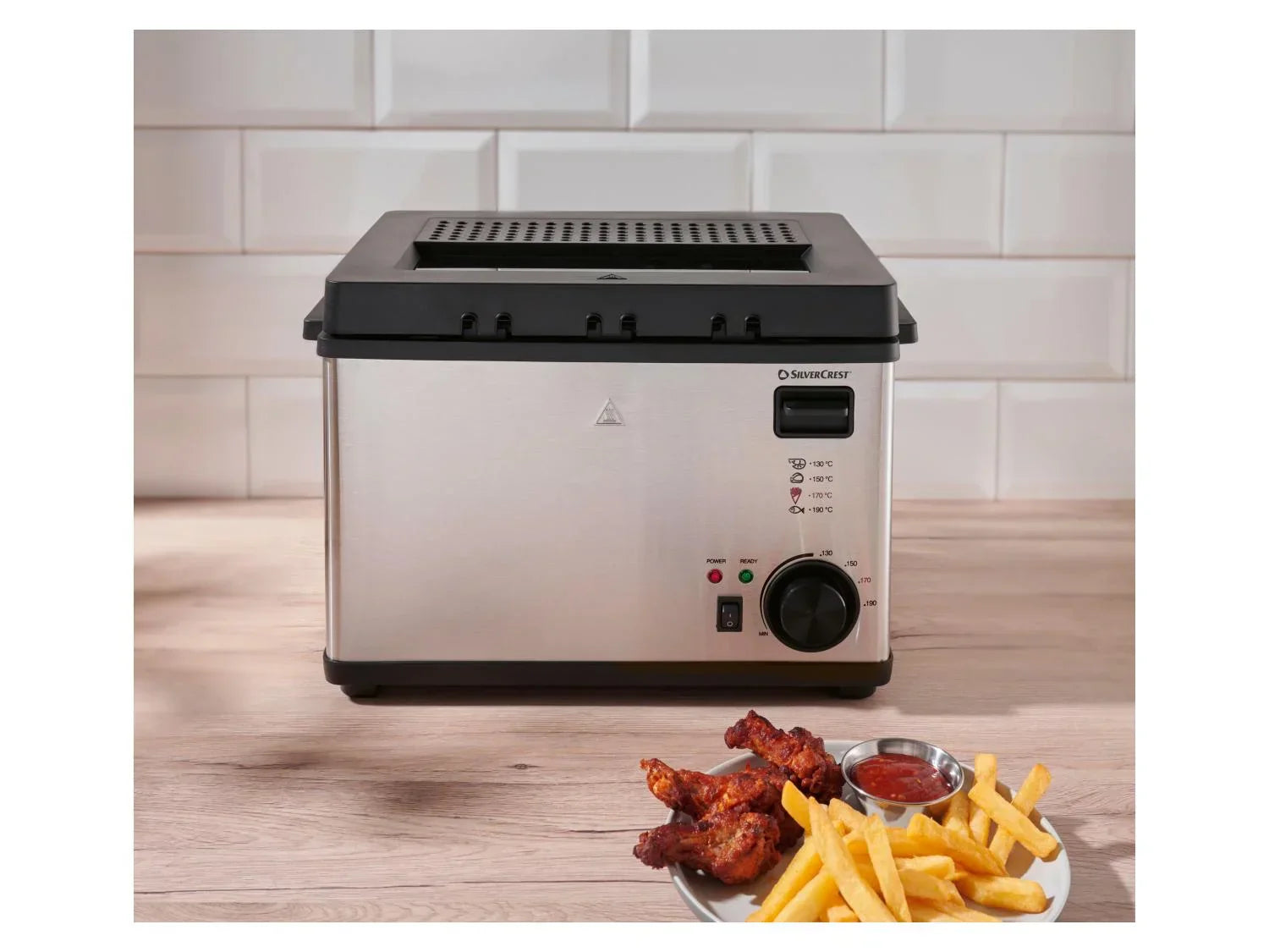 SILVERCREST Friteuse en acier inoxydable