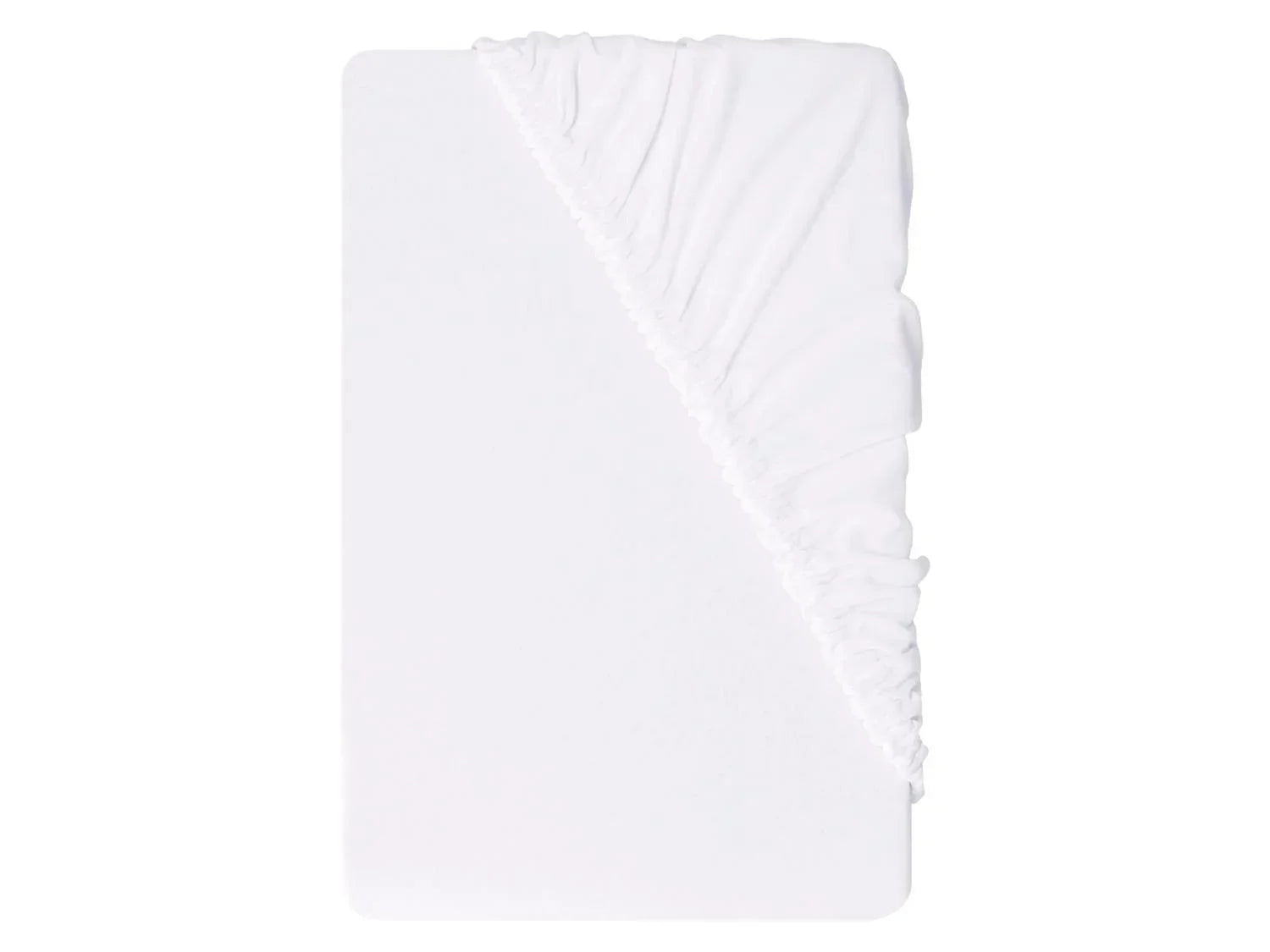 LIVARNO Lot de 2 draps-housses en jersey, 90-100 x 200 cm