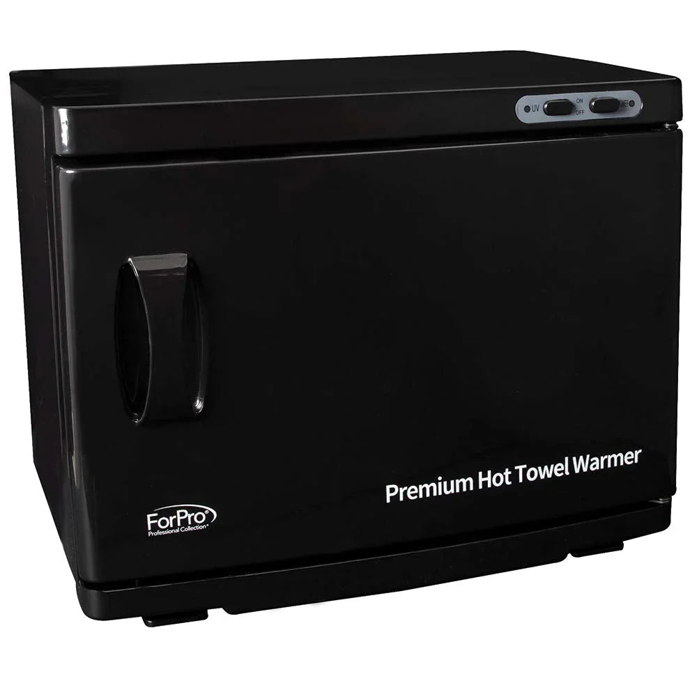 ForPro Professional Collection Premium Hot Towel Warmer, 23L Extra Large Capacity, Two Stainless Steel Racks, White