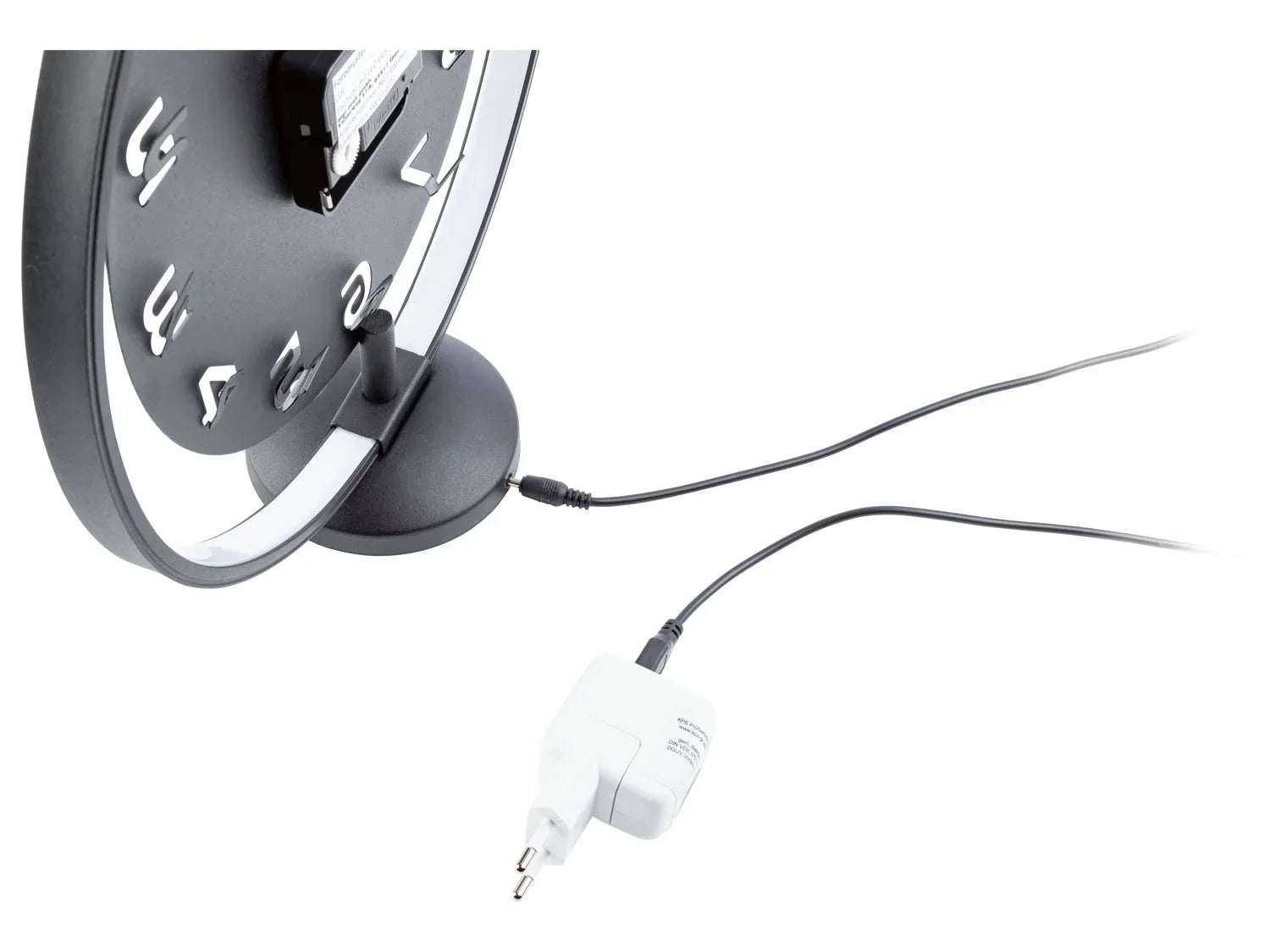 AURIOL Horloge de table, avec anneau lumineux LED
