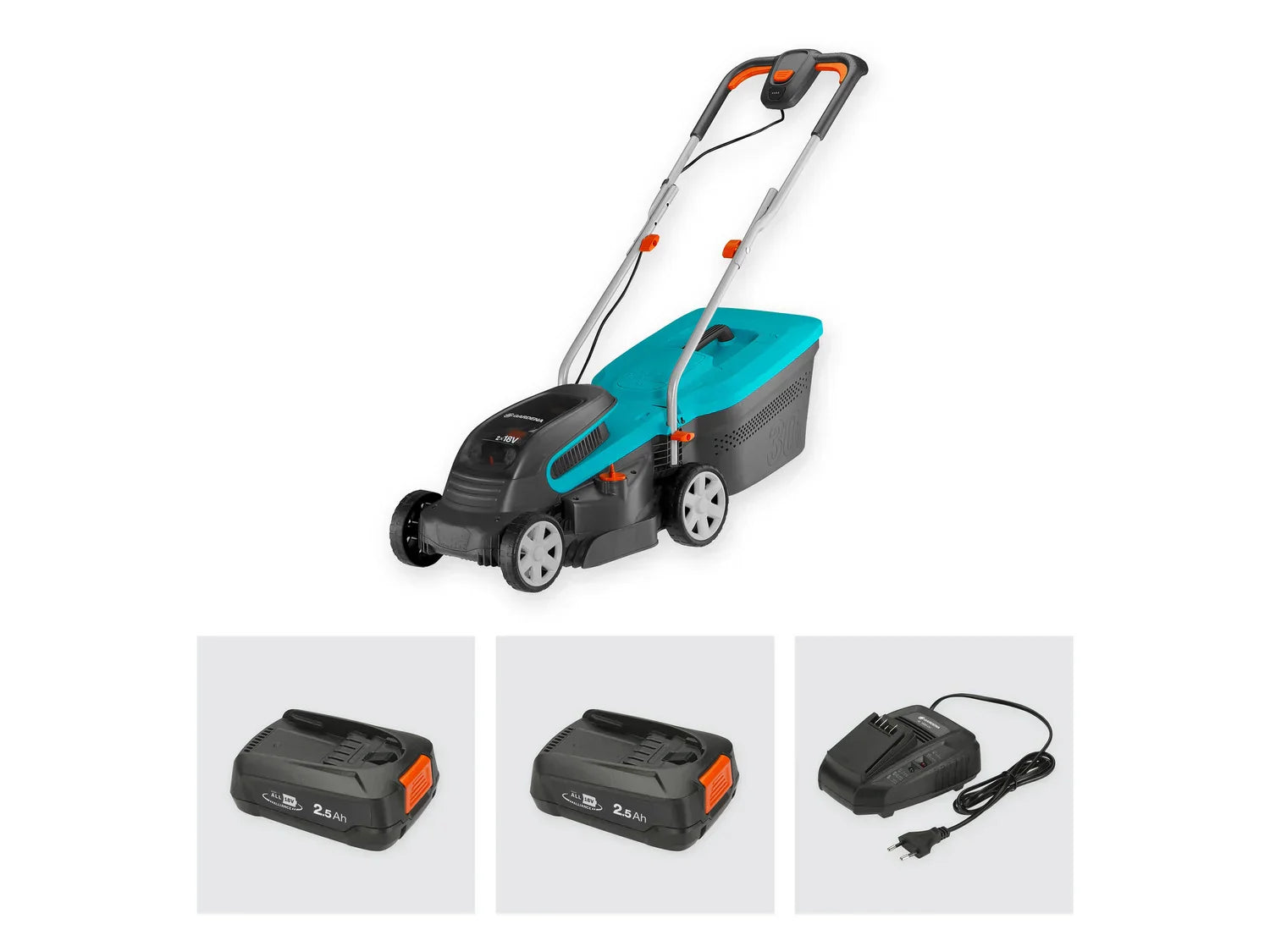 Gardena Tondeuse  gazon sans fil PowerMax 32/36V Power For All