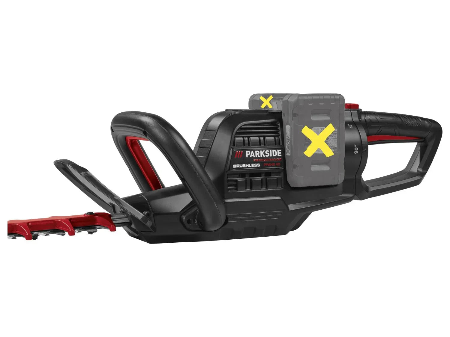 PARKSIDE PERFORMANCE Taille-haies sans fil PPAHS 40 A1, 40 V