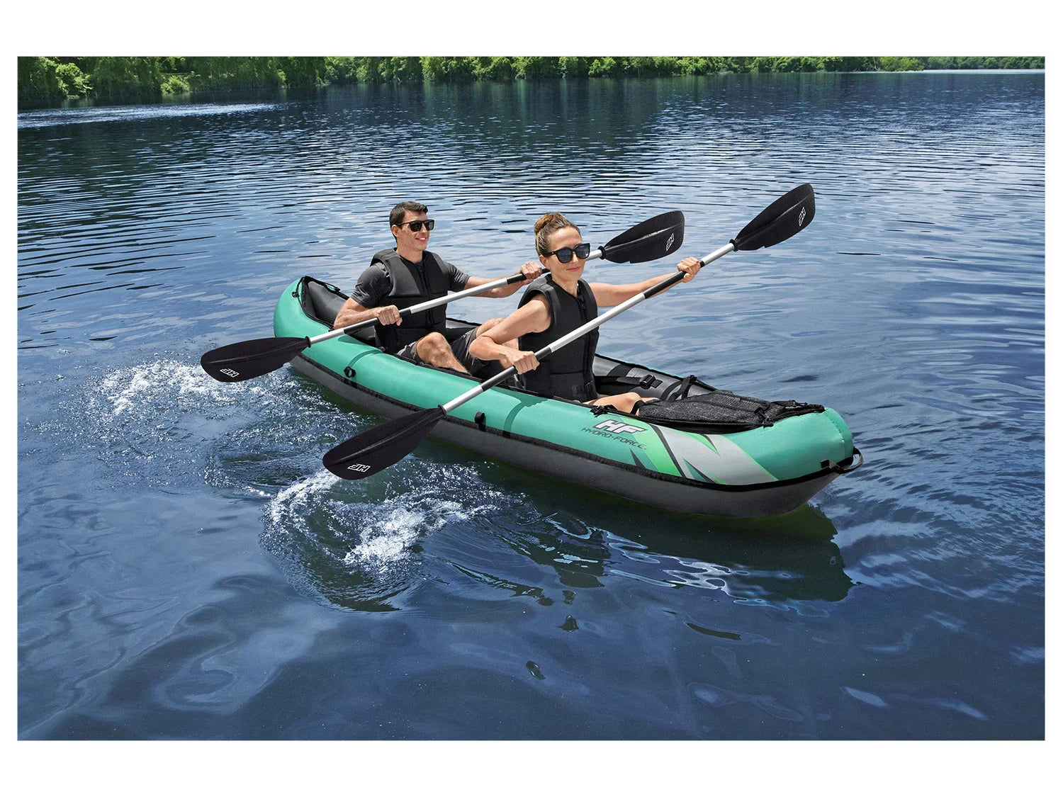 Bestway Kit kayak Hydro-Force  Ventura  pour 2 personnes 330 x 94 x 48 cm