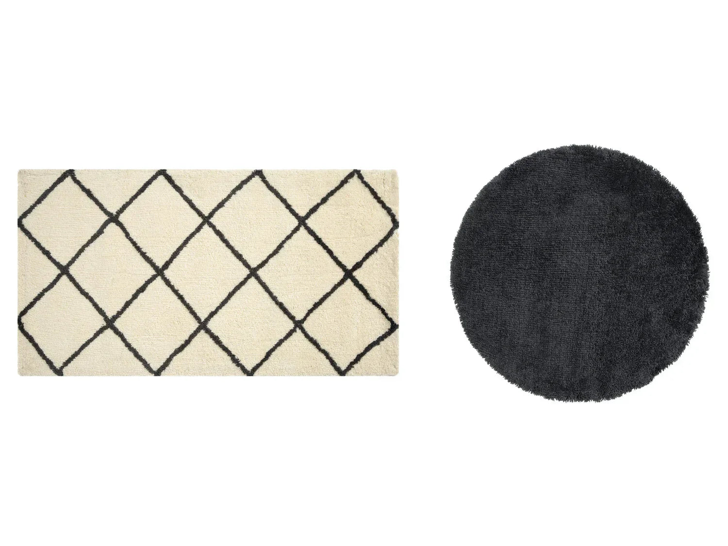 LIVARNO home Tapis  poils longs, 80 x 150 cm ou  100 cm
