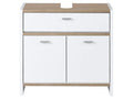LIVARNO home Meuble sous-vasque, 58,1 x 54,5 x 28 cm, blanc/imitation chne
