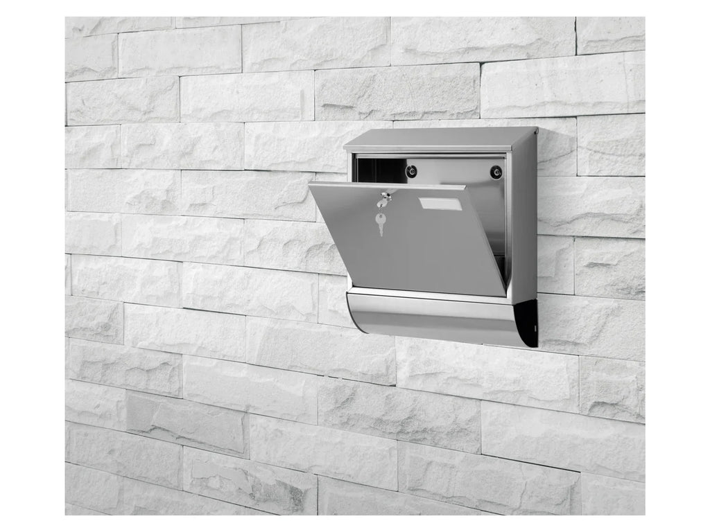LIVARNO home Bote aux lettres en acier inoxydable