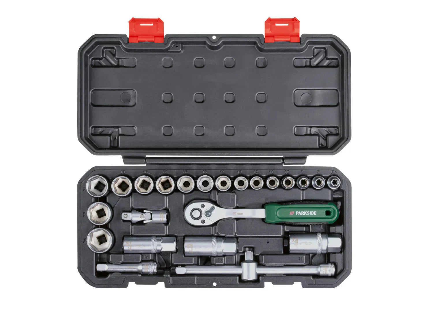 PARKSIDE Set de douilles et d'embouts PSSS 24 A1, 24 pices