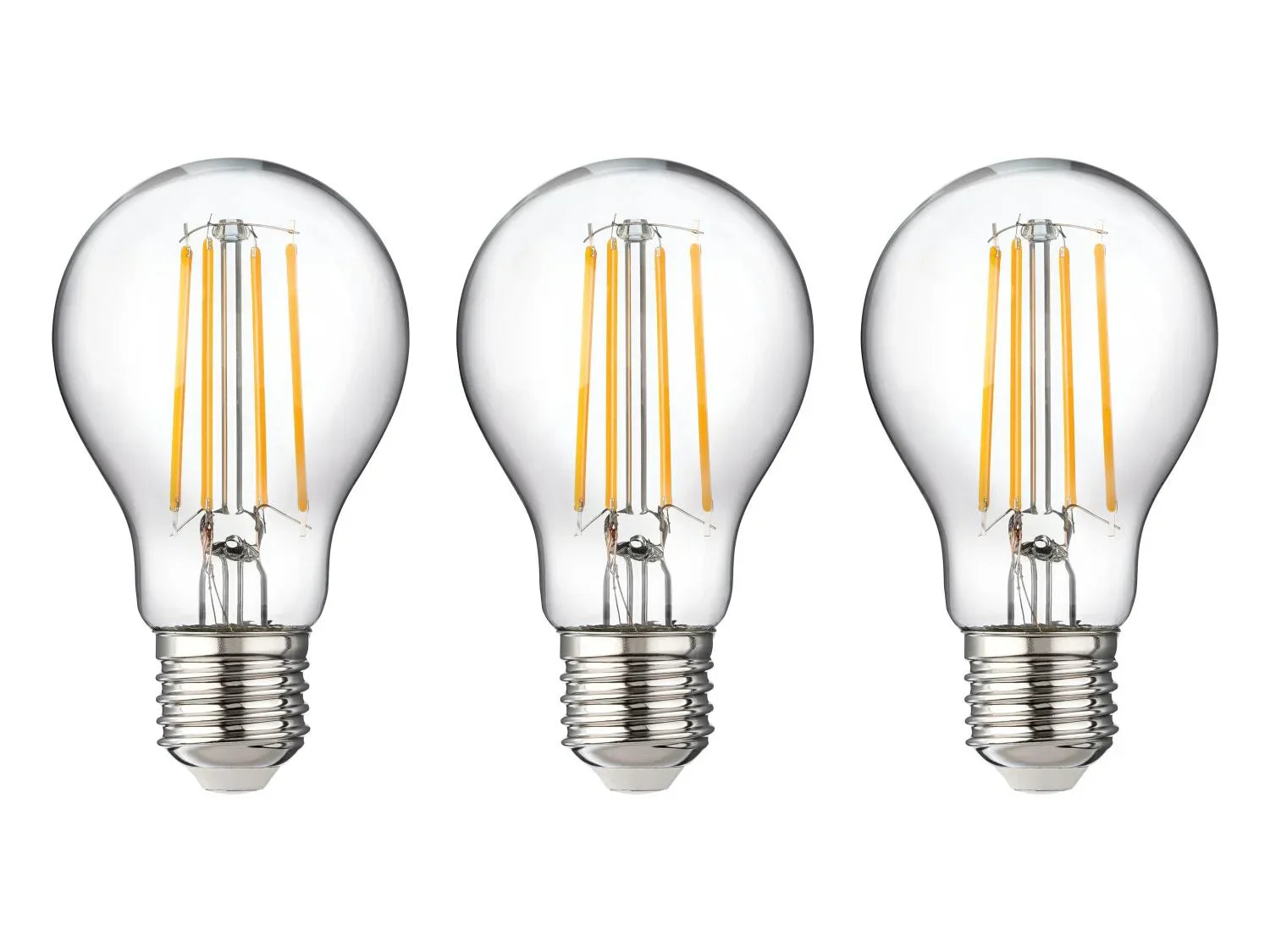 LIVARNO Lot de 3 ampoules LED  filament