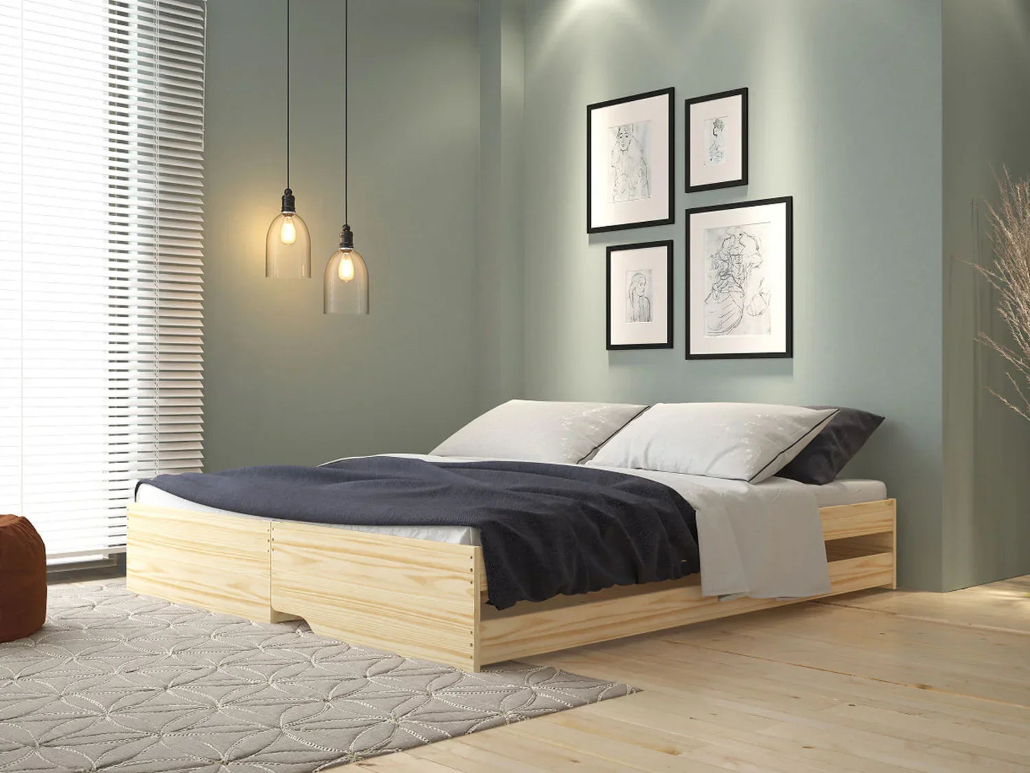 Inter Link Lit banquette Lotar, 3 places