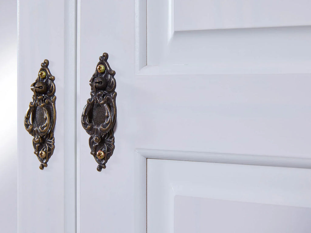 Inter Link Armoire rustique Kappl ou Reutte,  2, 3 ou 4 portes, blanche