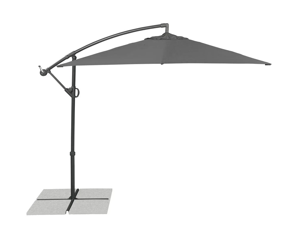 LIVARNO home Parasol dport carr 2,5 x 2,5 m, anthracite