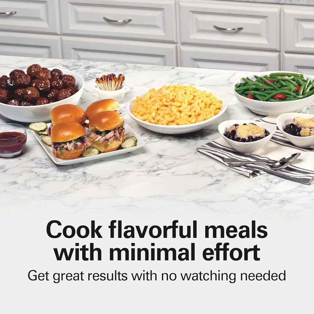 Slow Cooker Extra Large 10 Quart Stay or Go Portable With Lid Lock