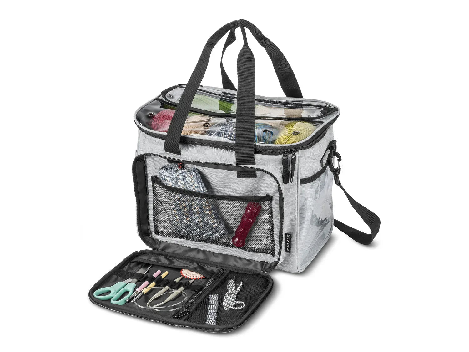 TOPMOVE Sac pour accessoires de tricot ou trolley pour machine  coudre