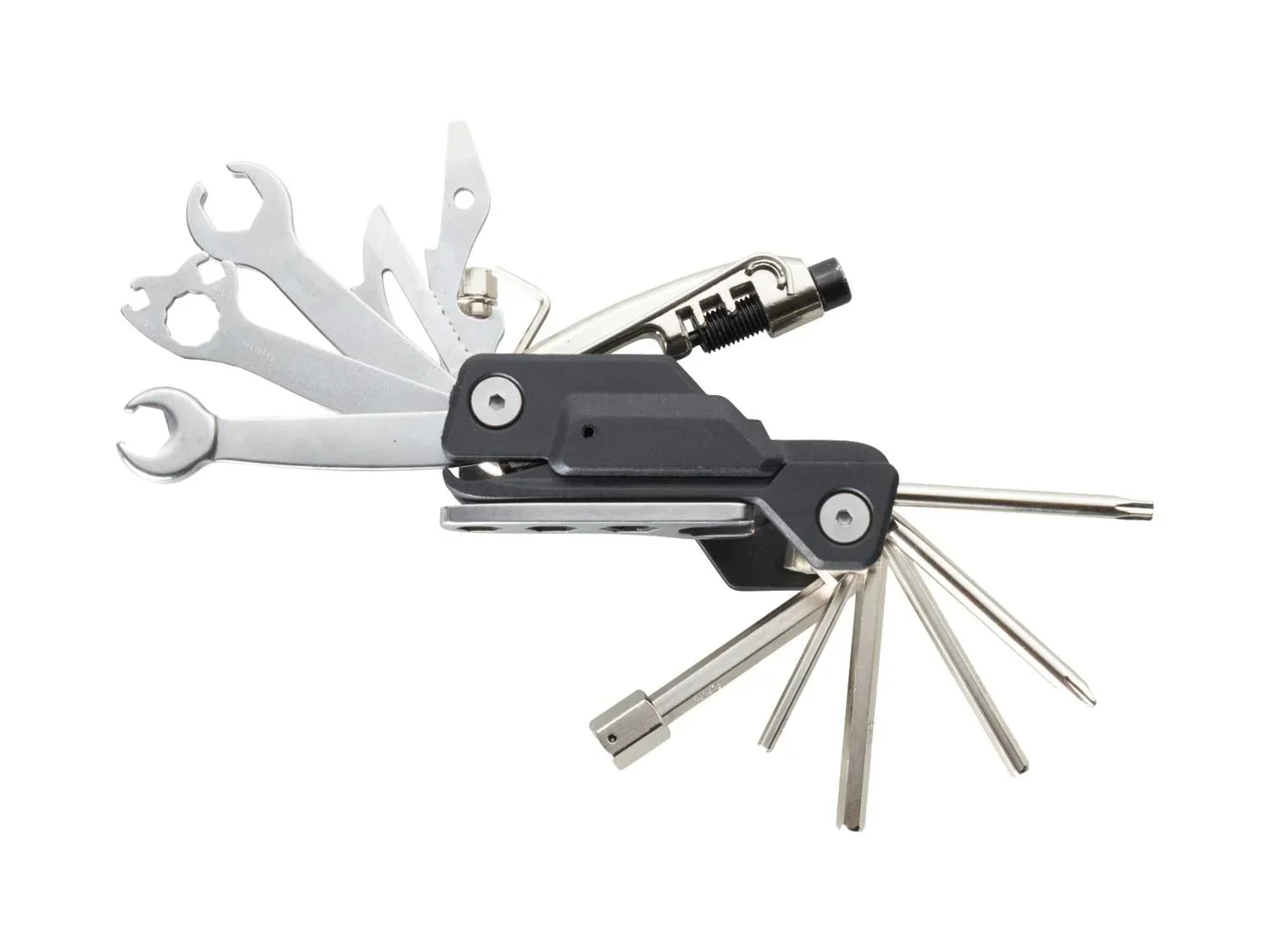 CRIVIT Outil multifonction pour vlo ou sacoche de selle avec outils ou mini-pompe  manomtre