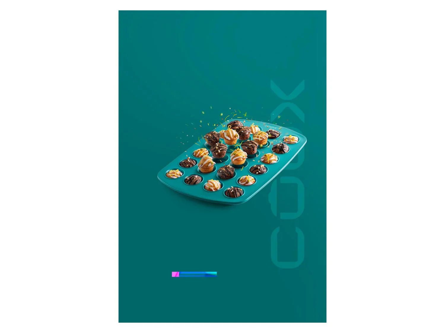 Coox Moule  muffins en silicone