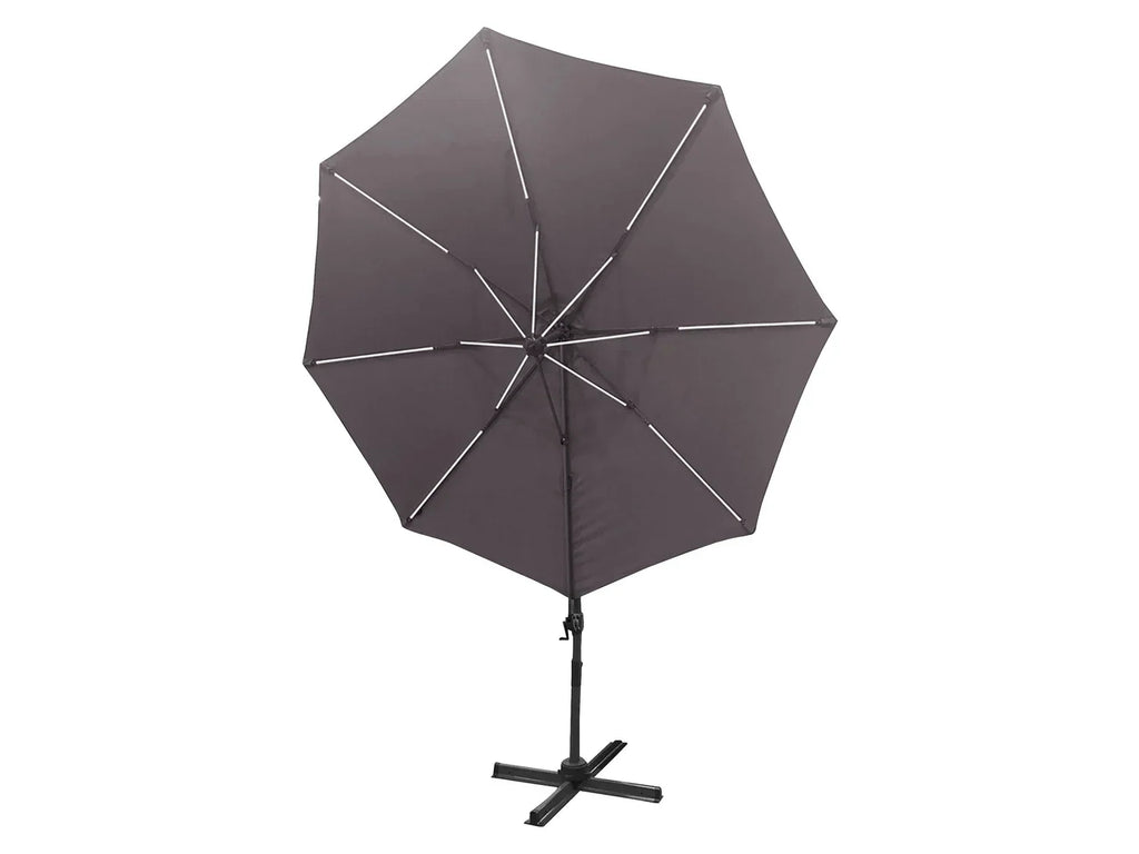 LIVARNO home Parasol dport avec clairage LED,  300 cm