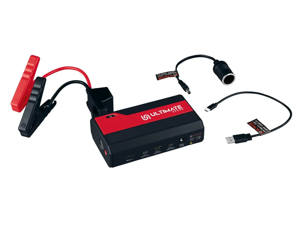 ULTIMATE SPEED Aide au dmarrage mobile pour voitures avec batterie externe Powerbank