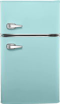 3.1 Cu. ft. Retro Mini Fridge with Top Freezer – Cool Mint