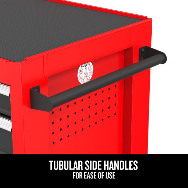 2025 2000 Series 26-in W x 36.5-in H 5-Drawer Steel Rolling Tool Cabinet (Red)