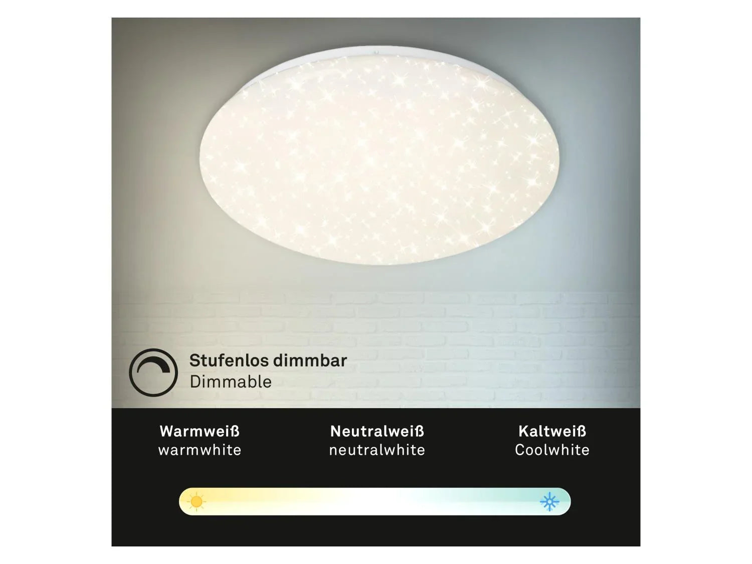 Briloner Plafonnier LED CTT