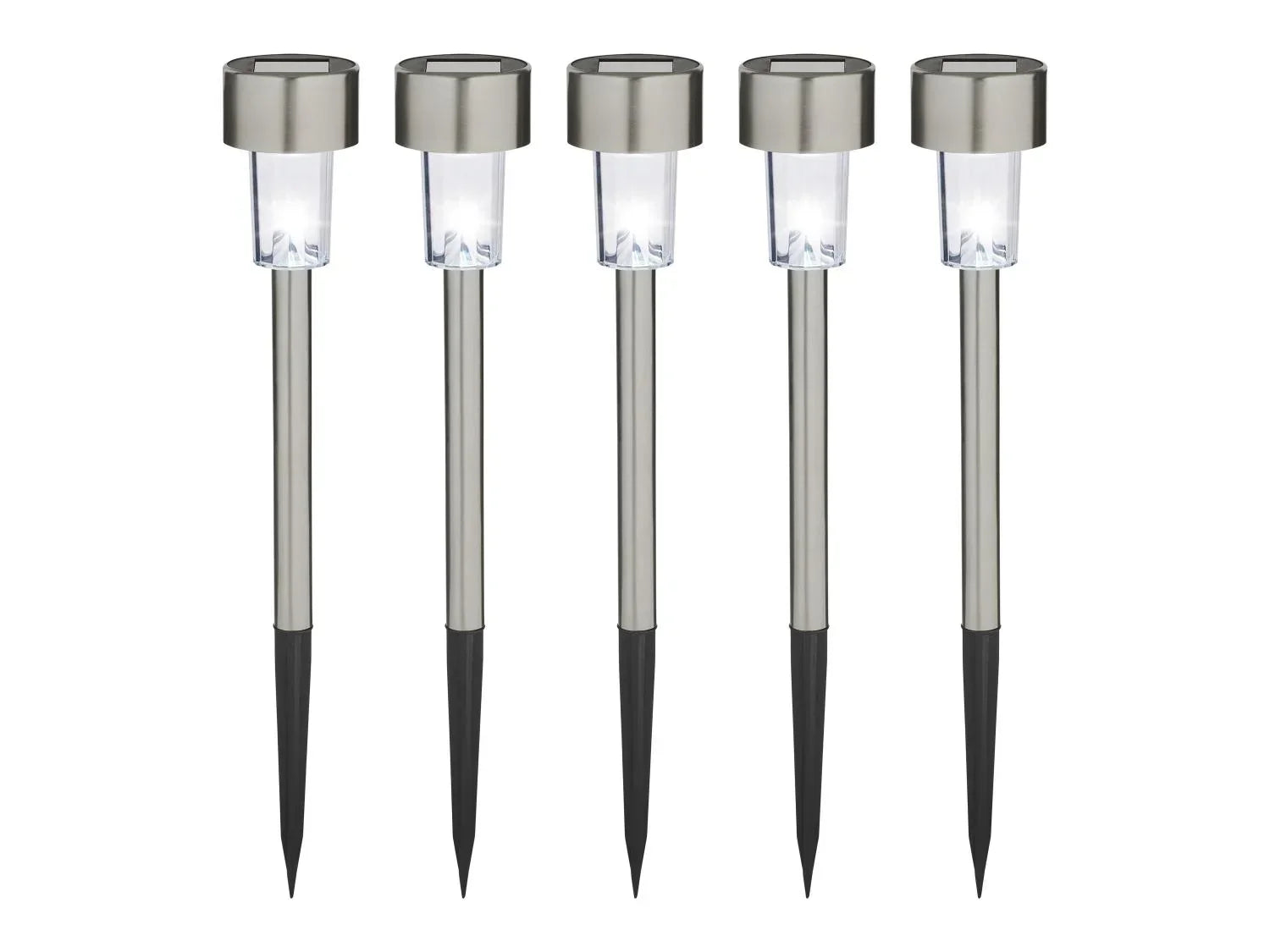 LIVARNO home Lot de 5 mini lampes solaires  LED