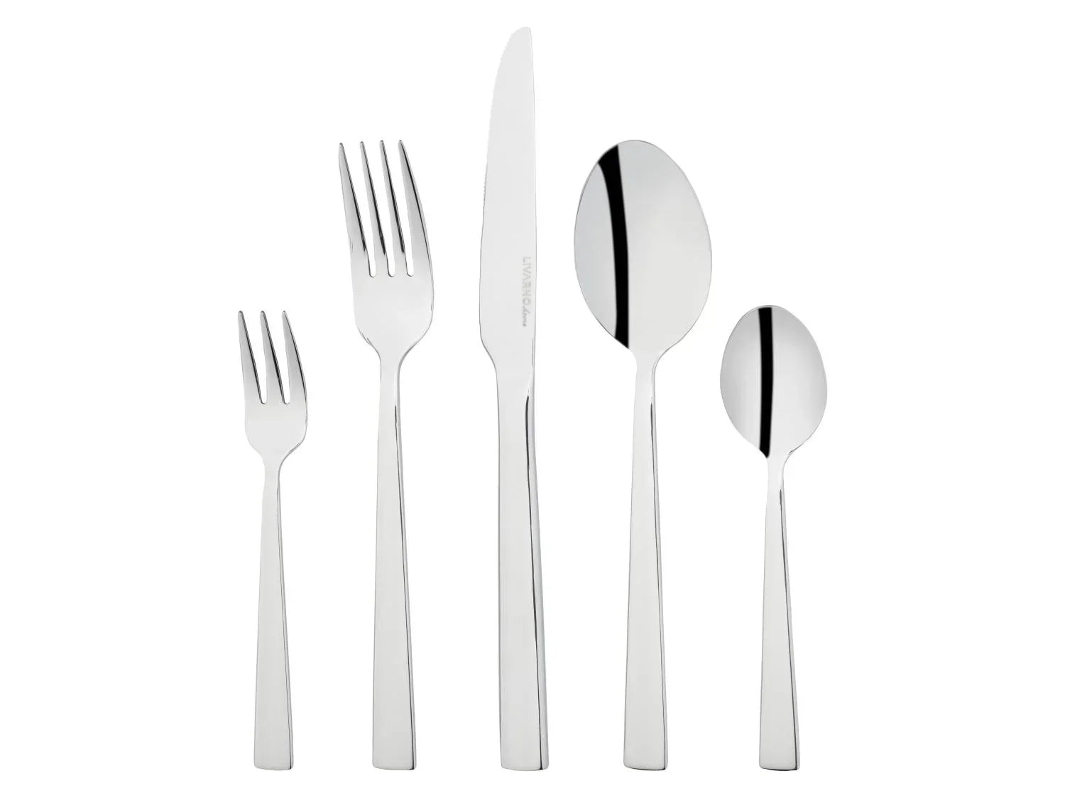 LIVARNO home Set de couverts en acier inoxydable, 60 pices